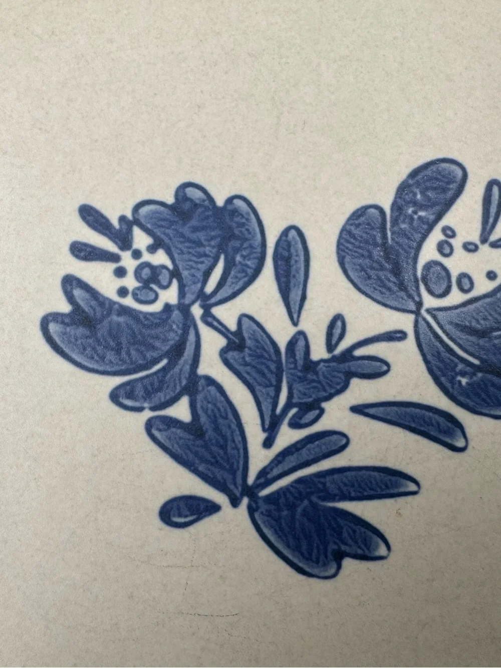 Pfaltzgraff Yorktowne Oval Baking Dish 241 Blue Floral‎ Stoneware USA